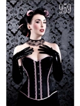 black sexy corset m1819
