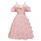 Fringed Ruffle Women Summer Ladies Evening Party Retro Cocktail Dresses CD1704