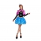 Cosplay Fairy Tale Frozen Movie Character Princess Anna Adult Short Costume DL2057
