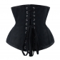 Mesh Breathable Short Court Gothic Embroidered Shapewear Corset WK2250