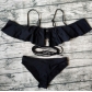 2017 New two piece Strappy Bathing Suit micro bikini Set Swimwear Women Sexy
