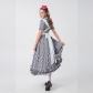 Halloween Farm Checked Lace Oktoberfest Costume Maid Master Dress YM0925