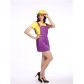 Mario Dress Cosplay Costume for adult with hat and stockings M40258