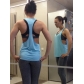 High Quality Women Sexy Gym Sport Vest Tops M6102